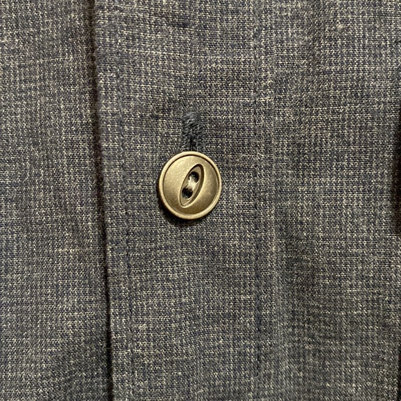 Armani Exchange Men's Blue and Black Dress Shirt - Picture 4 of 7